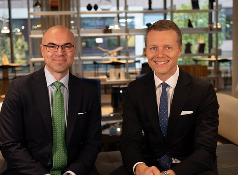 Photo of Johan Zetterström and Björn Rustare 