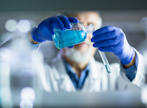 A man in a lab