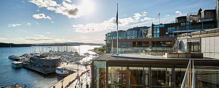 View from the Oslo office