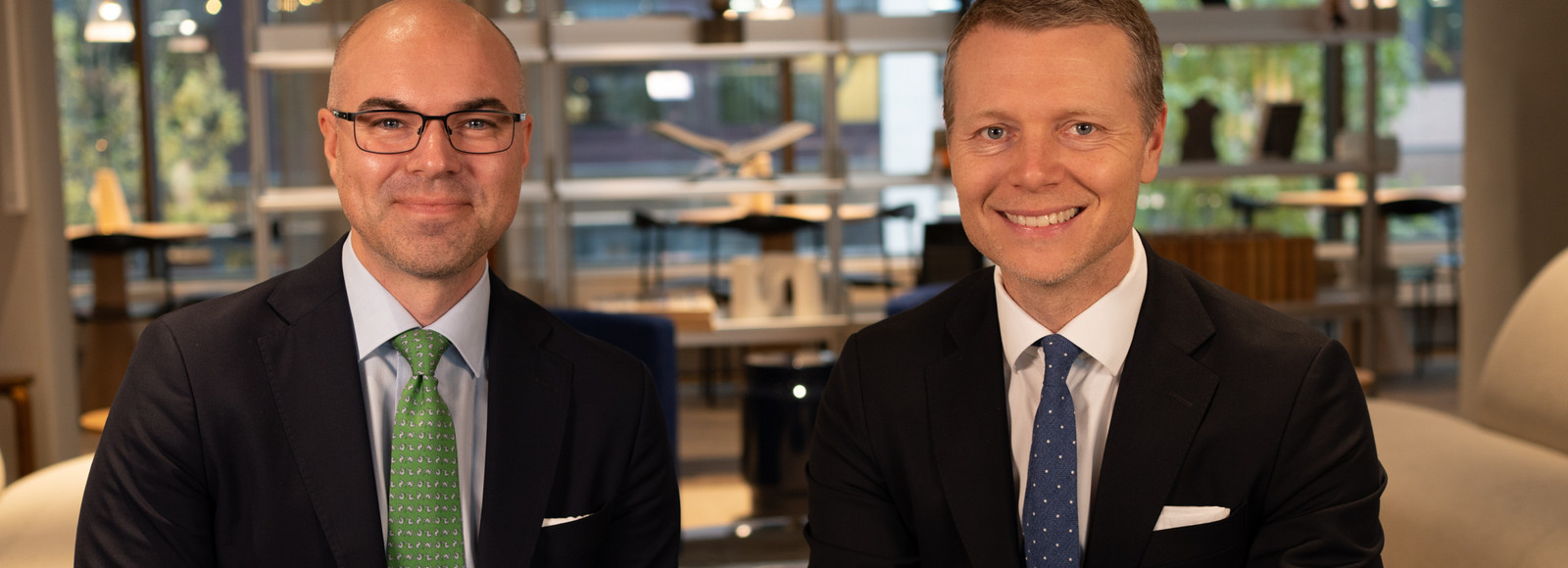 Photo of Johan Zetterström and Björn Rustare 