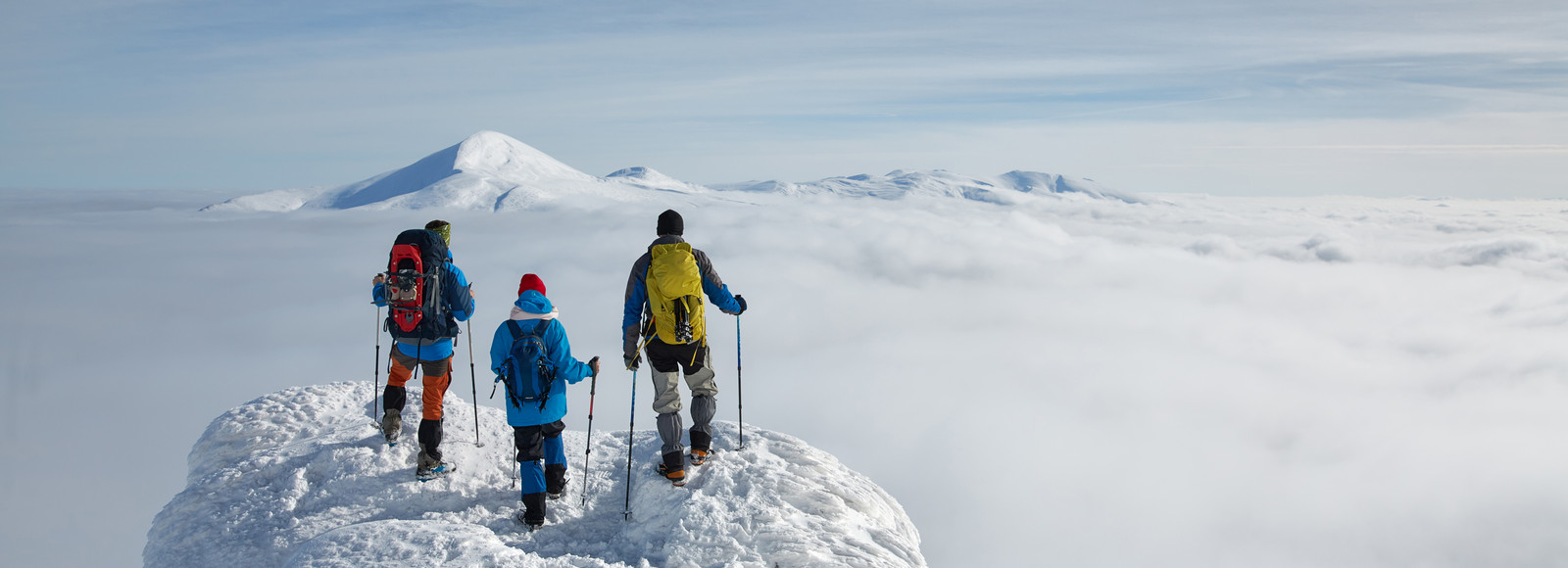 hikers on peak