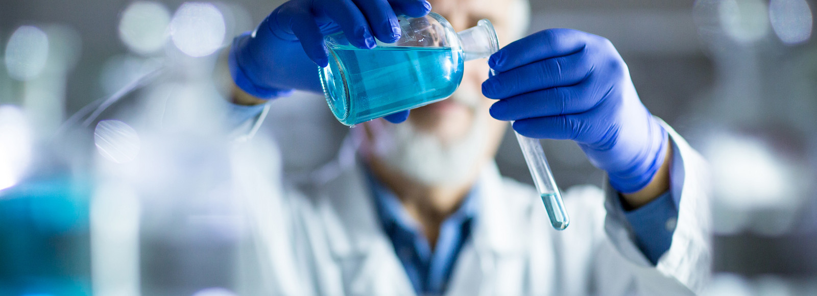 A man in a lab