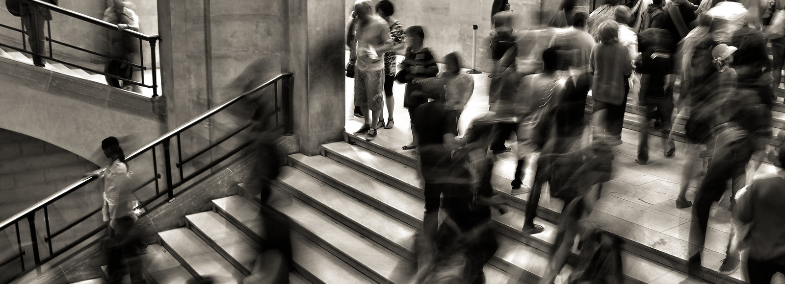 People in street