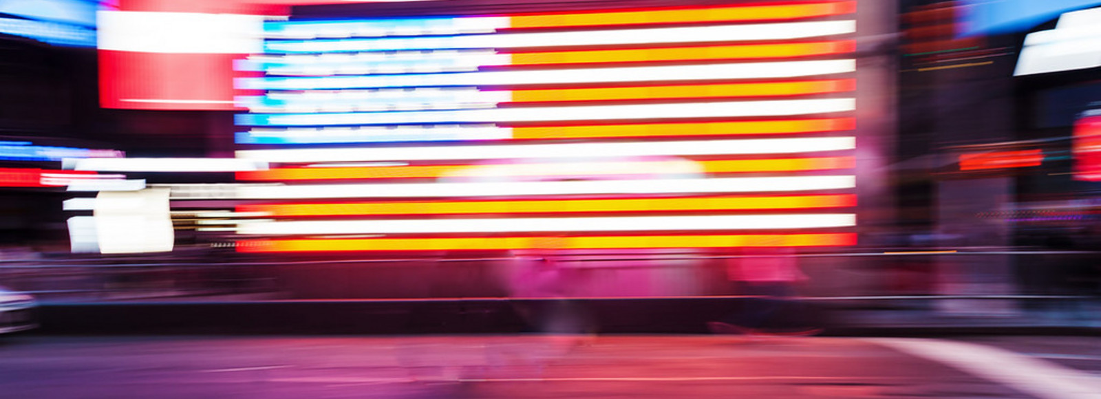 Suddig amerikansk flagga