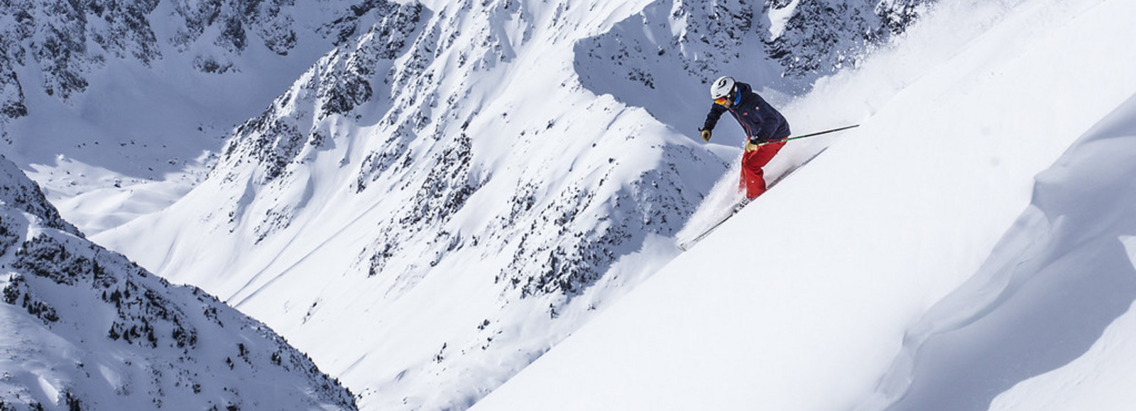 Person skiing